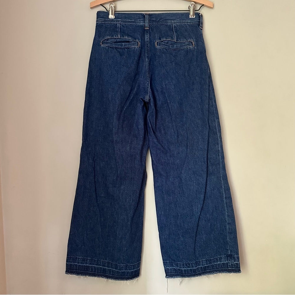 GAP | Kids High Rise Stride Wide-Leg Ankle Jeans | Size 14 - Picture 2 of 13